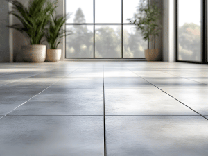 Grouting on Ceramic Tile Floor